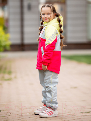 Комплект прогулочной детской одежды Batik Ника 511-23в-1 (р.104-56, розовый)