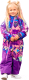 Комбинезон прогулочный детский Batik Лэйси 506-23в (р.86-52, принт фиолетовый) - 