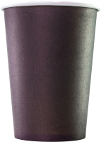 Набор бумажных стаканов Паксервис 300мл / НВ90-430 (100шт, черный) - 