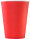 Набор бумажных стаканов Паксервис 300мл / НВ90-430 (100шт, красный) - 