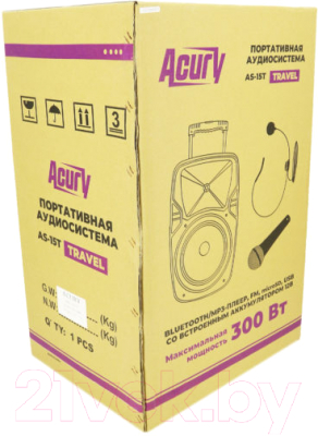 Портативная акустика Acury AS-15T