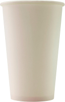 Набор бумажных стаканов Паксервис 400мл / HB90-530 (100шт, белый) - 