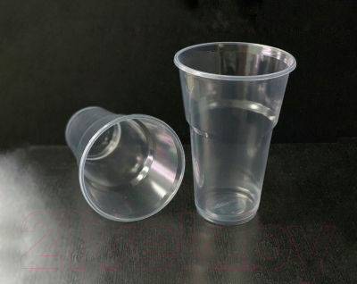 Набор одноразовых стаканов Паксервис ПП Факел 500мл / 384541 (1000шт, прозрачный)
