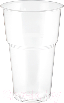 Набор одноразовых стаканов Паксервис ПП Факел 500мл / 284541 (200шт, прозрачный)