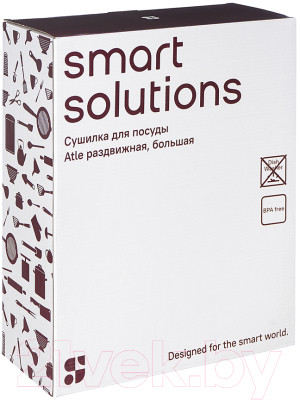 Сушилка для посуды Smart Solutions Atle / SS000013 (белый)