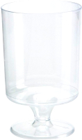 Набор одноразовых бокалов Паксервис Кристалл ПС для вина 200мл / 285579 (36шт, прозрачный) - 