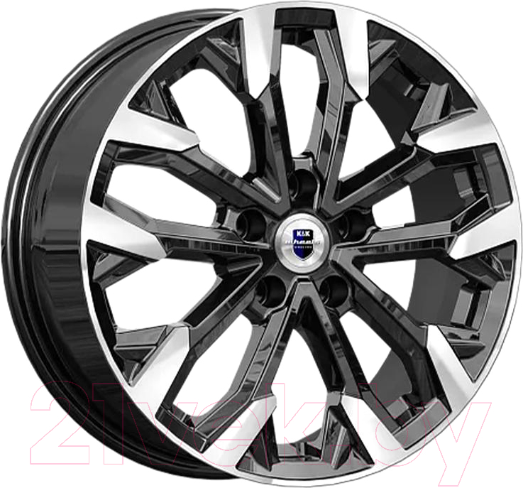 Литой диск K&K Морейн 17x6.5" 5x114.3мм DIA 67.1мм ET 45мм Алмаз черный