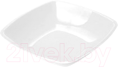 Набор одноразовых тарелок Паксервис ПП 180мм / 287367 (30шт, белый)