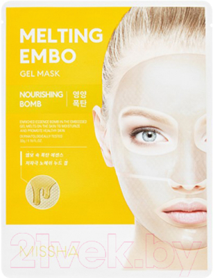 

Маска для лица гидрогелевая Missha, Melting Embo Gel Mask Nourishing Bomb