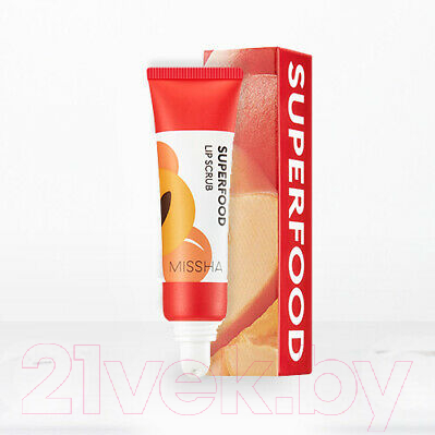 Скраб для губ Missha Super Food Apricot Lip Scrub (5.2г)