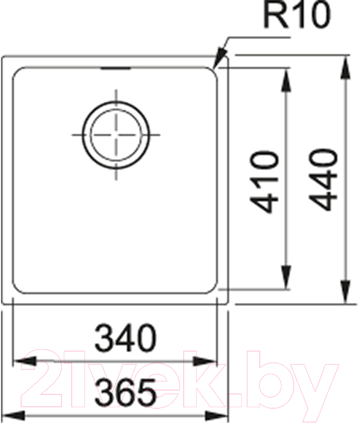 Мойка кухонная Franke Sirius SID 110-34 (125.0443.351)