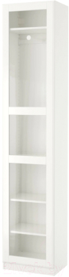 Шкаф-пенал с витриной Ikea Пакс 491.710.43