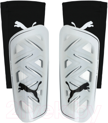 Щитки футбольные Puma Ultra Flex Sleeve (L, черный/белый)