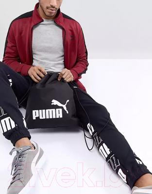 Мешок для обуви Puma Phase Gym Sack / 07494301 (черный)