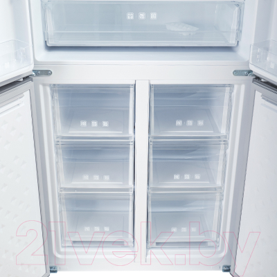 Холодильник с морозильником Centek CT-1750 NF Red Inverter