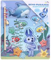 Развивающий игровой набор Mapacha Игра-рыбалка Цветняшки Подводный мир / 962184 - 
