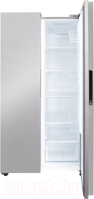 Холодильник с морозильником Centek CT-1757 NF Inox Inverter