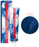 Крем-краска для волос Wella Professionals Color Touch Mix New 0/88 (60мл, магический сапфир) - 