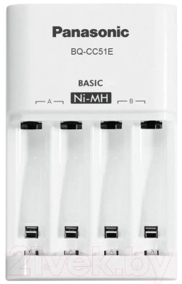 Зарядное устройство для аккумуляторов Panasonic Basic BQ-CC51E