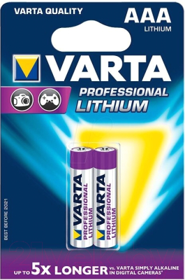 Комплект батареек Varta LR03 / 06103 301 402