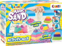 Набор для лепки Craze Magic Sand С формочками и песочницей / 32343 - 