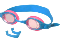 Очки для плавания Indigo Racer G2705 (синий/розовый) - 