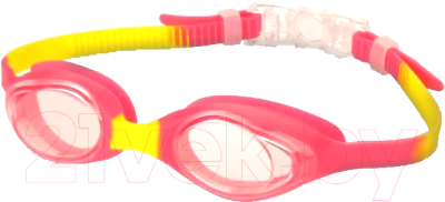 Очки для плавания Indigo Triton IN362 (розовый/желтый)