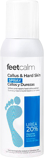 Спрей для ног Feetcalm Callus & Hard Skin Spray 20% мочевины Для размягчения