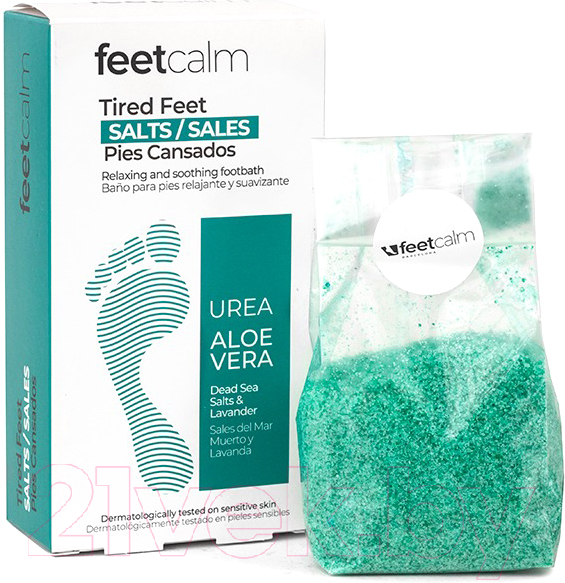 Соль для ванны Feetcalm Tired Feet Salts Для уставших ног