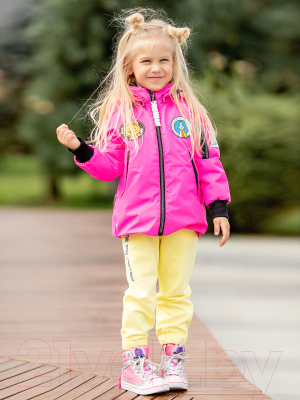 Куртка прогулочная детская Batik Лина / 514-23в-2 (р-р 104-56, пурпурный)