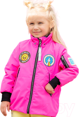 Куртка детская Batik Лина / 514-23в-2 (р-р 110-60, пурпурный)