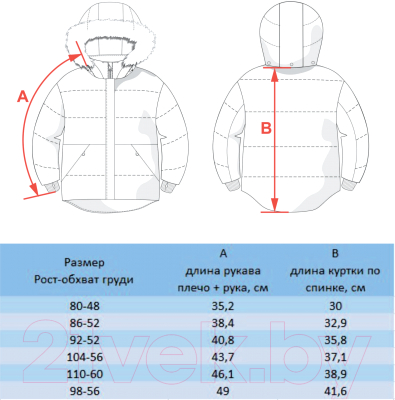Куртка прогулочная детская Batik Люси / 513-23в-1 (р-р 80-48, розовый)