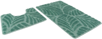 Набор ковриков для ванной и туалета Shahintex Актив Icarpet 60x100/60x50 (зеленый) - 