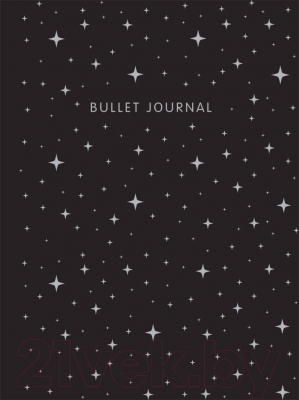 Изображение товара Записная книжка Эксмо Bullet Journal. Ночное небо. С наклейками / 9785041888268 (160л)