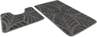Набор ковриков для ванной и туалета Shahintex Актив Icarpet 60x100/60x50 (серый) - 