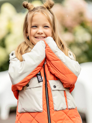 Куртка детская Batik Софи 518-23в-1 (р-р 122-64, оранжевый)