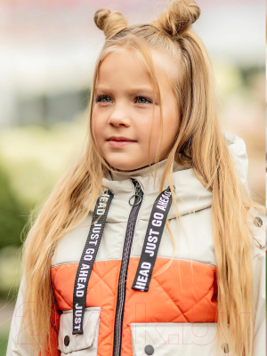 Куртка детская Batik Софи 518-23в-1 (р-р 128-64, оранжевый)