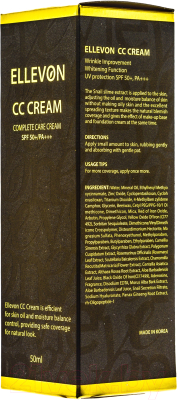 СС-крем Ellevon Complete Care Cream SPF 50+ PA+++ (50мл)