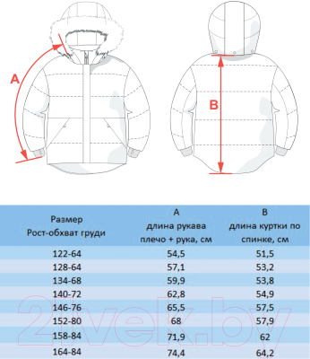 Куртка детская Batik Канди 520-23в-1 (р-р 122-64, сиреневый)