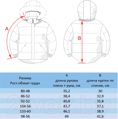 Куртка детская Batik Люси 513-23в-2 (р-р 110-60, розовый)