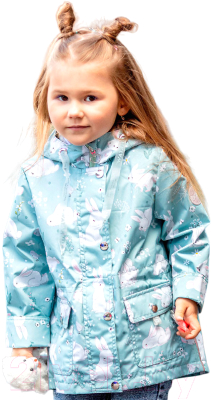 Куртка прогулочная детская Batik Джилиан / 525-23в-1 (р-р 92-52, принт зайки)