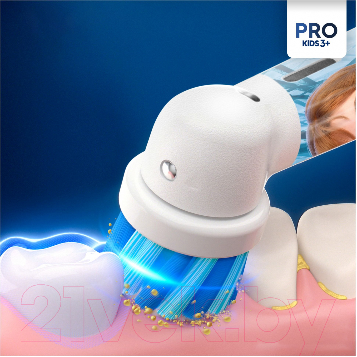 Детская электрическая зубная щетка Oral-B Vitality Pro Kids Frozen — фото 5