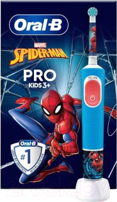 Электрическая зубная щетка Oral-B Vitality Pro Kids Spiderman