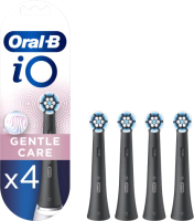 Набор насадок для зубной щетки Oral-B IO Refill Gentle Care Black (4шт) - 