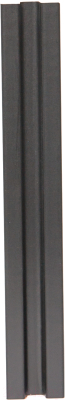 Финишная рейка для реечной панели Andlen Decor ПНп-38 Графит (2800x29x12мм, правая)