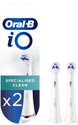 Набор насадок для зубной щетки Oral-B iO Refill Specialised Clean White (2шт)