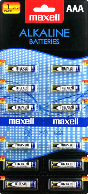 Комплект батареек Maxell AAA LR03 / 790358 (12шт)