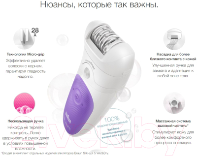 Эпилятор Braun SES5620