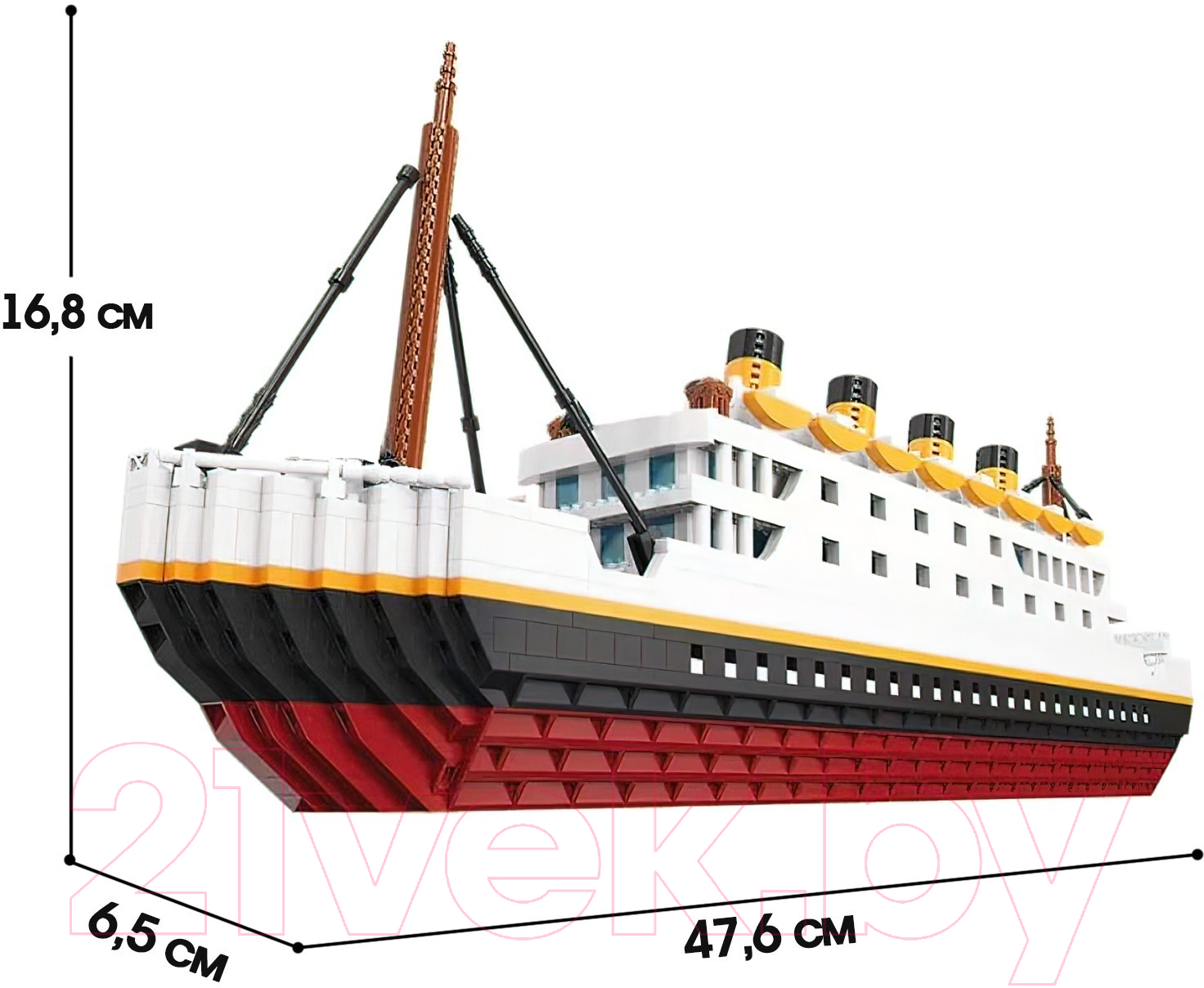 Конструктор MoYu Мини Блок. Титаник MY97041 / 9828392