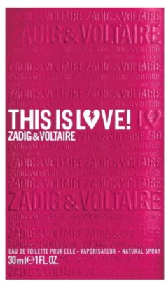 Парфюмерная вода Zadig & Voltaire This Is Love! For Her (30мл)